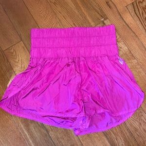 Free People pink The Way Home shorts